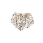 Fabletics White Multicolored Patterned Running Shorts Photo 3