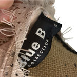 Nwt Blue B Boat Neck Romance Lace Boho Ruffle Women’s Maxi Dress size Small Pink Photo 7