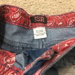 12th Tribe Bandana Style Jean Shorts Photo 2