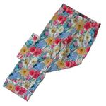 J.Crew NWT x Liberty Silk Pull-on Pajama Pant in Ivory Multi Floral Wide Crop 4 Photo 0