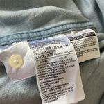 Levi's Levi’s shirt jacket woman’s blue standard short sleeve shirt Sz Med Photo 26