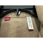 Bill Blass Vintage 90s Y2K era L corduroy jacket light brown/tan cropped blazer Photo 6