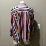 Eden & Olivia  striped short sleeve button up shirt Photo 2