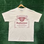 Budweiser beige T-shirt, size large Photo 0
