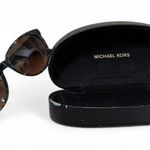 Michael Kors  Greenwich Sunglasses Tortoise Shell Print Brown Gradient Lenses Photo 0