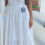White Eyelet Dress Size L Photo 1