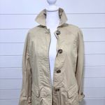 J.Crew 100% cotton tan trench coat with hidden buttons down front Size XS Photo 1