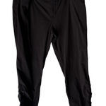 Eddie Bauer  Black Ruched‎ Hem Hiking Pants Women’s Size 8 Nylon Stretch Outdoor Photo 0