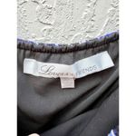 Lovers + Friends  Floral Off-the-Shoulder Thigh Slit Maxi Dress Navy Womens Sz XS Photo 5