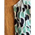 Marni Cami Top Womens IT 38 Black Green Geometric Print Made in Italy Peplum Hem White Size undefined Photo 6