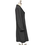 Belk Vintage ’s Black Long Button Front Winter Coat Fits Modern Size 10 EUC Photo 2