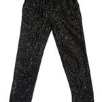 Ramy Brook  Black sequin Jogger Pants Photo 0