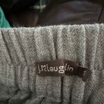 J. McLaughlin Gray Pull-On Straight Leg Pants Size S Classic Stretch Work Trouser Photo 2