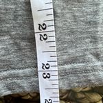 Orange Theory Size XS Grey Gray Splat Logo Long Sleeve V Open Back Knit Top EUC Photo 4