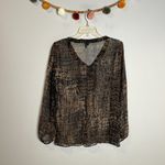 Nic+Zoe 🌺  silk patterned blouse Photo 4