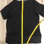 Michael Kors Michael black flowing high low shirt M Photo 3