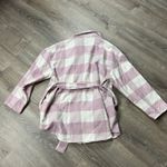 A New Day  Women's Light Pink Check Belted Shirt Jacket - Size XXL - NWT Photo 10