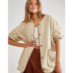 We The Free Free People Quilted Sherpa Jacket Photo 1