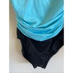 MiracleSuit  Blue/Black Vneck Slimming 1pc Swimsuit Bathing Suit 8 NEW NWT READ‎ Photo 5