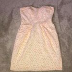 Miss Me MM Couture by Strapless Dress with Pockets Small Palm Tree Print Photo 0