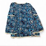 Boho Floral Tunic‎ Blue Photo 6