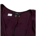 EXPRESS 39-12  Maroon A-line Long Sleeve Dress Size XXS Photo 4