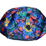 NEW Vintage Connie Satin Abstract Geometric Retro Crossbody Purse Bag Blue Photo 2