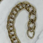 Gold Tone Belly Body Metal Chain Double Link Belt Size Small S Medium M Photo 9