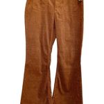 Gap 70s Flare High Rise Jeans in Corduroy Size 16 Brown Preppy Patch Pockets Photo 0