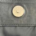 Gucci  Black Nylon Bamboo Handle Bag w Detachable Leather Shoulder Strap Photo 2