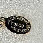 Catherine Popesco France sterling plated rhinestone necklace Silver Photo 6