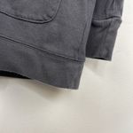 Madewell  DARK GREY ORGANIC COTTON PATCH POCKETS CARDIGAN TOP Sz XXS Photo 5