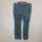 Seven7  10 34x31 Dark Wash Slim Boot Riveted Flap Pocket Jeans Photo 1