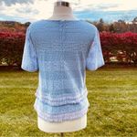 Banana Republic  OPAL LILAC LAVENDER CROCHET BLOUSE Photo 9