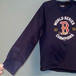 New Era Boston Red Sox 2018 World Series Champion Sweatshirt Size Medium Blue Photo 4