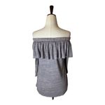 Anthropologie Dolan Shirt Women‎ Small Purple Off The Shoulder Charla Top Boho Photo 1