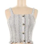 Japna  Women’s Multi Colored Polka Dot Ribbed Tank Top Size Medium NWT Photo 0