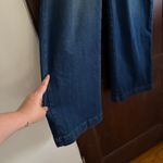 PILCRO | Dark Blue Wide Leg Trouser Jeans with Button Details | Size 28 Photo 2