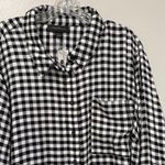 Lane Bryant NWT Black and White Gingham Blouse plus size 26/28 Photo 2