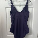 LANDS END Elegant Purple Women's Swimsuit Size L Photo 4