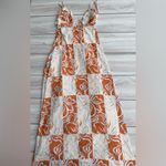 Peppermayo Flora Linen Maxi Dress Orange Size 4 NWT Photo 4