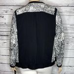 Style & Co . Woman NWT Size 3X Black & White Speckled Zip Front Jacket Photo 3
