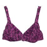 Jessica Simpson Snake Print Bikini Top Size XL Photo 0