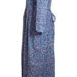 Banjanan Blue Miranda bracelet sleeve maxi dress in mini floral print size S Photo 3