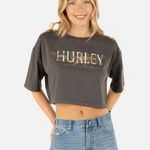 Hurley JUNGLEER BOYFRIEND CROP TEE Women’s Size Large Photo 0