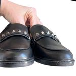 Marc Fisher - Cancia Black Studded Loafers Sz 9.5 Photo 4