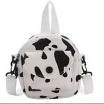 None COW Canvas Handbag Women's Retro Cow Satchel - Crossbody Mobile Phone Ba… Photo 5