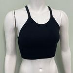 Free People  Happiness Runs Long Crop Tank Black Size XS/S Photo 4