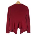 BCBGeneration Red Open Front Drape Lightweight Blazer XXS Photo 1