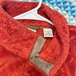 L.L.Bean Red Fleece T Snap Pullover Photo 4